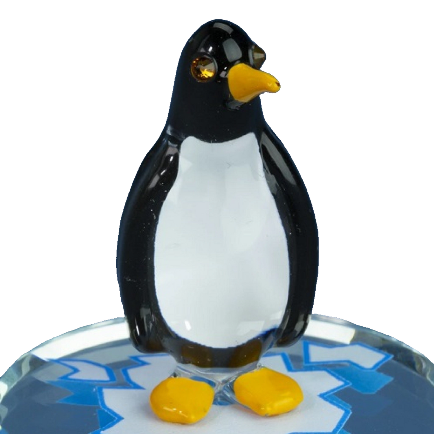 Glass Baron Penguin Figurine