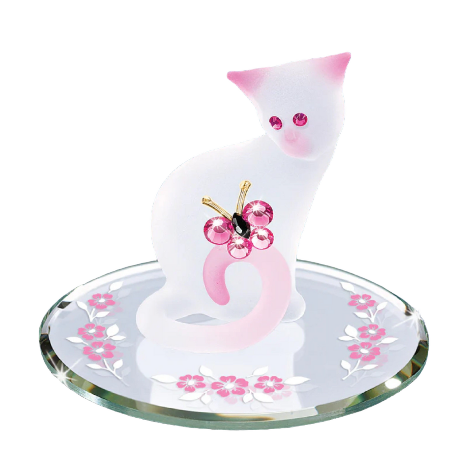 Glass Baron Pretty Pink Kitty