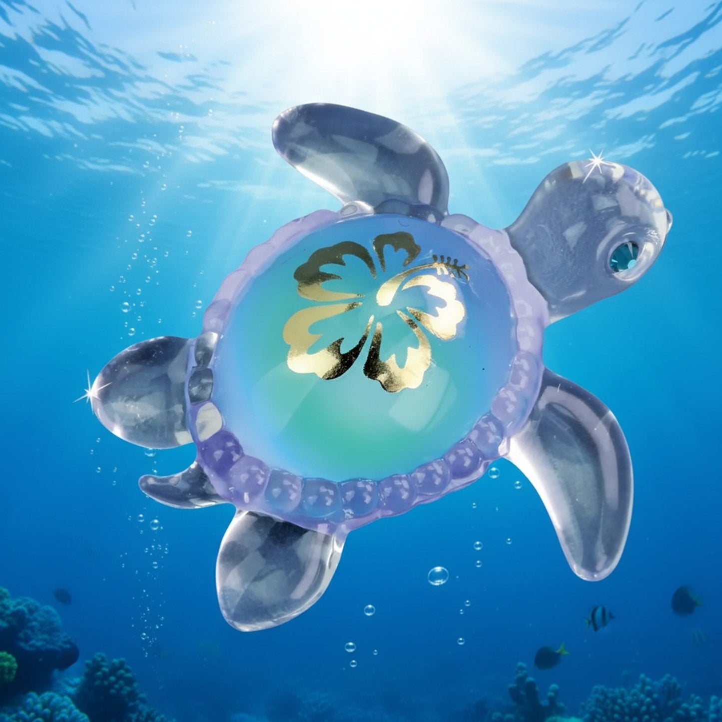 Glass Baron Sea Turtle 'Baby Aloha'