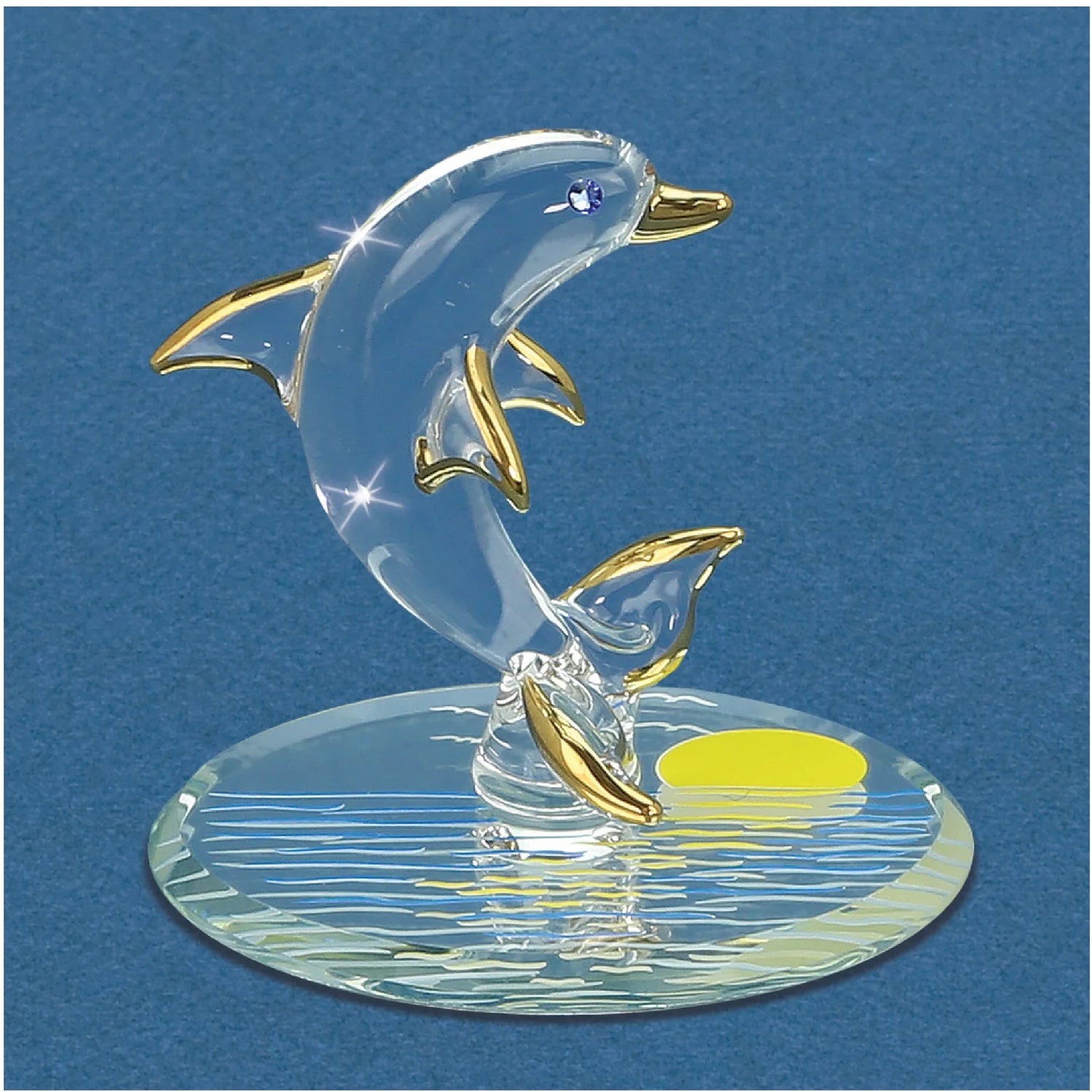 Glass Baron Sunset Dolphin