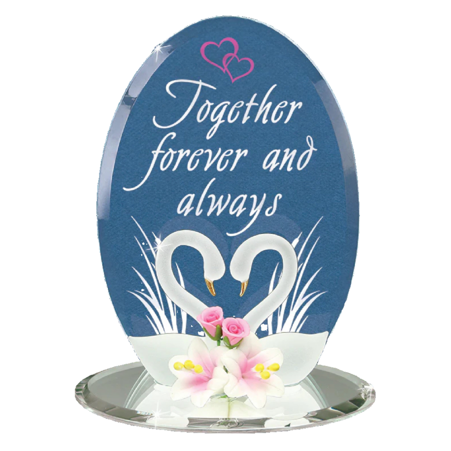 Glass Baron Swans "Forever & Always"