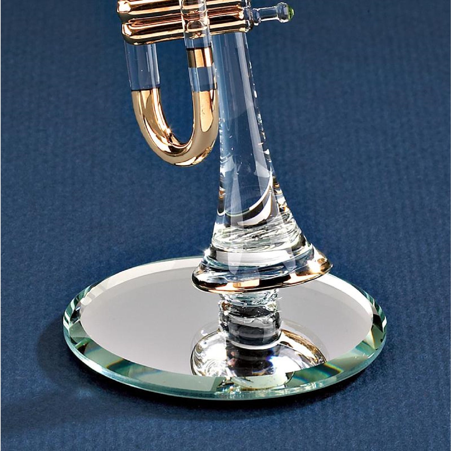 Glass Baron Trumpet Figurine