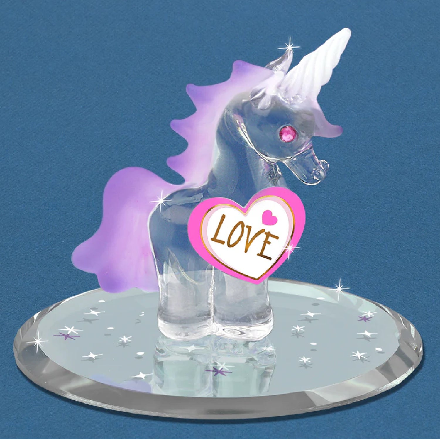 Glass Baron Unicorn "Love"