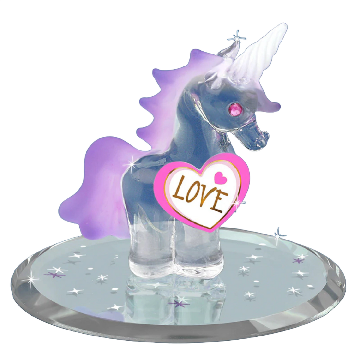 Glass Baron Unicorn "Love"