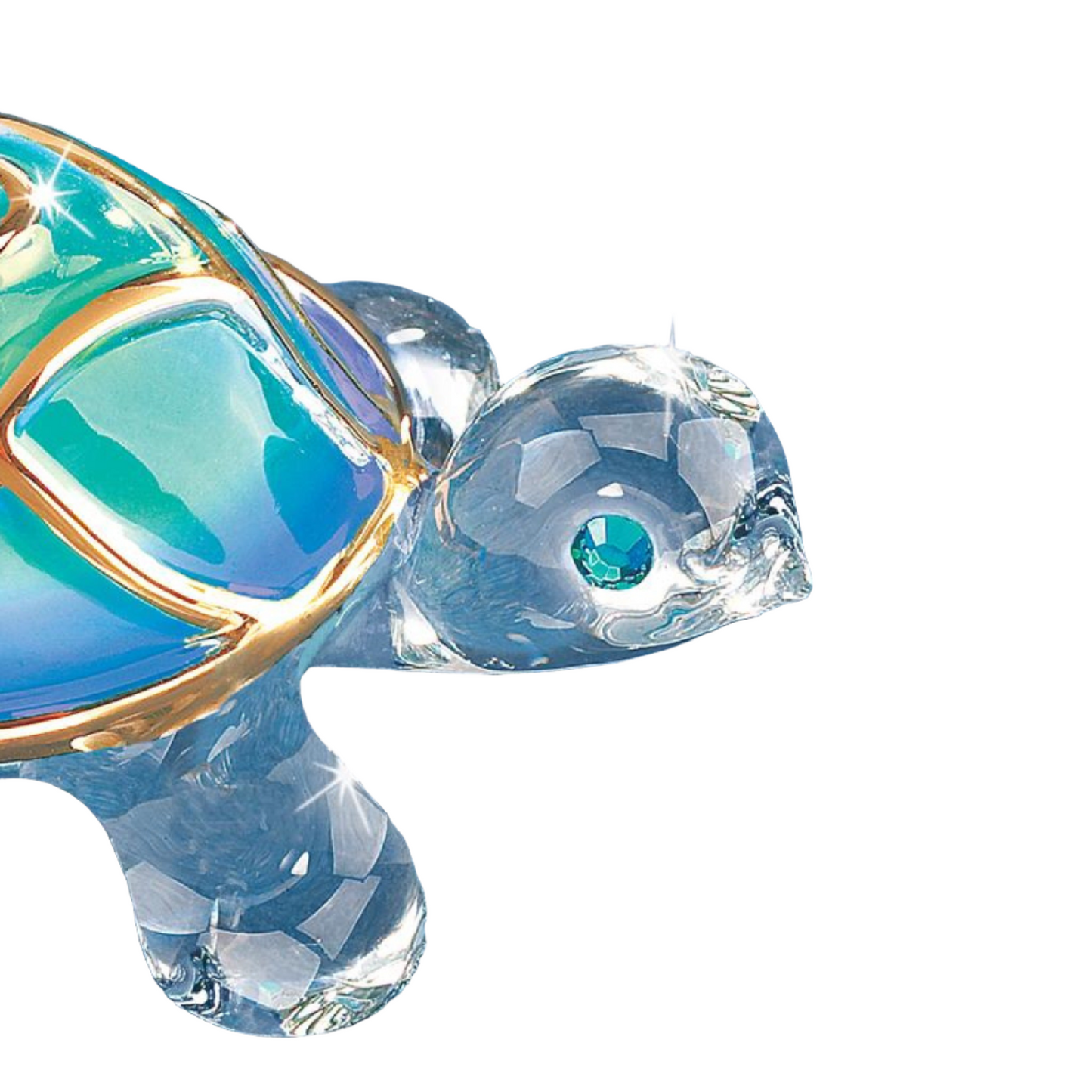 Glass Baron Turtle "Tiffany" Figurine