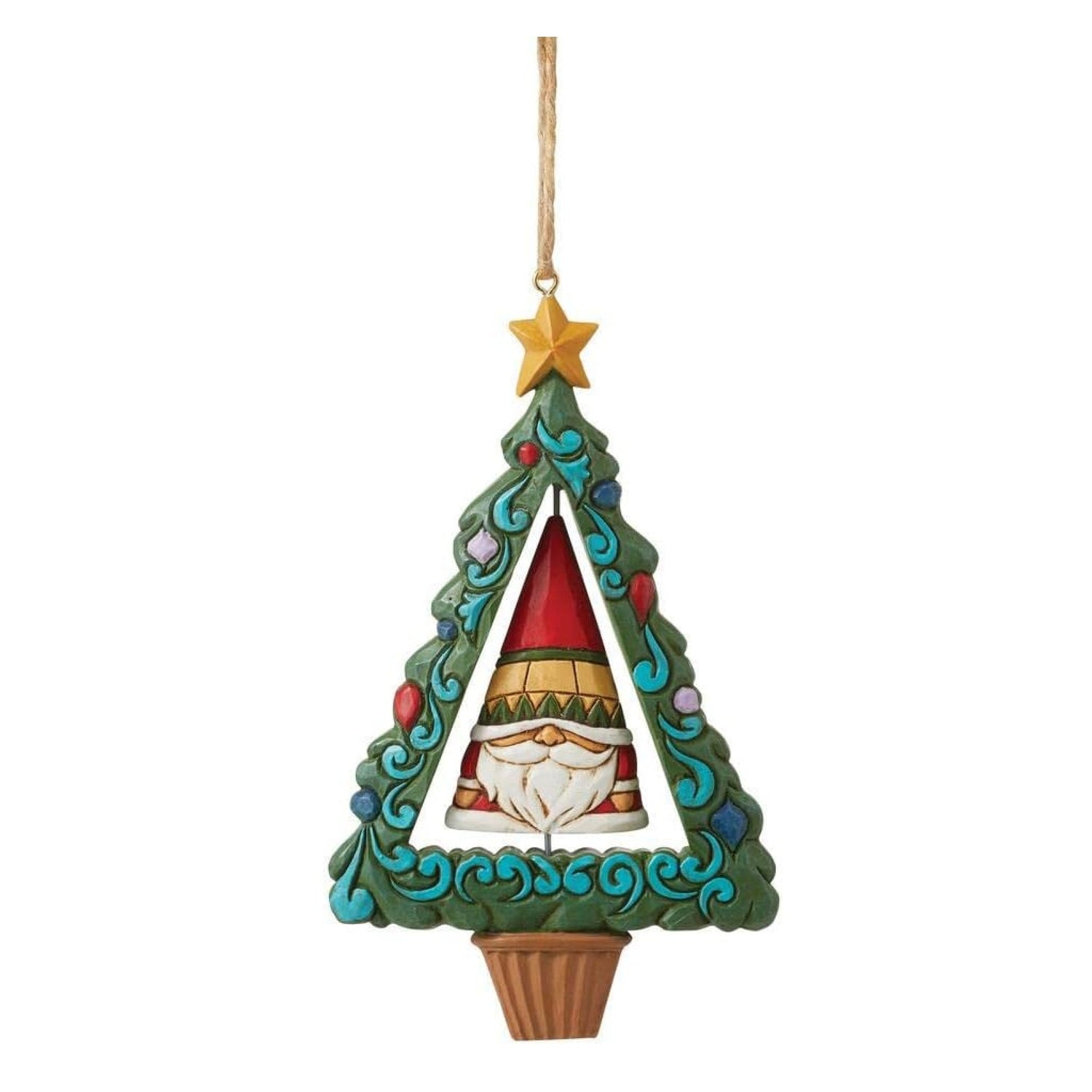 Gnome Rotating Ornament Jim Shore Heartwood Creek
