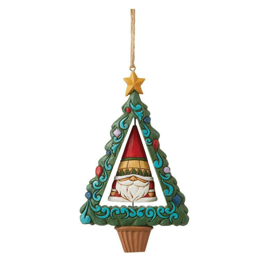 Gnome Rotating Ornament Jim Shore Heartwood Creek
