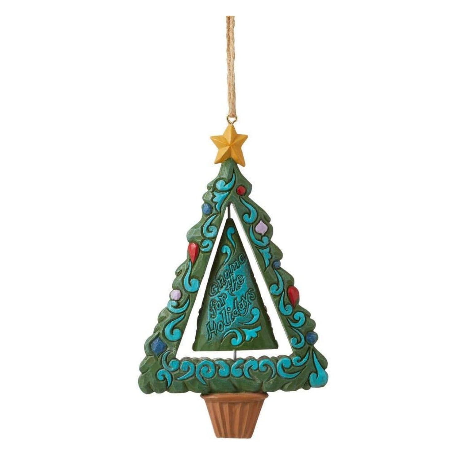Gnome Rotating Ornament Jim Shore Heartwood Creek