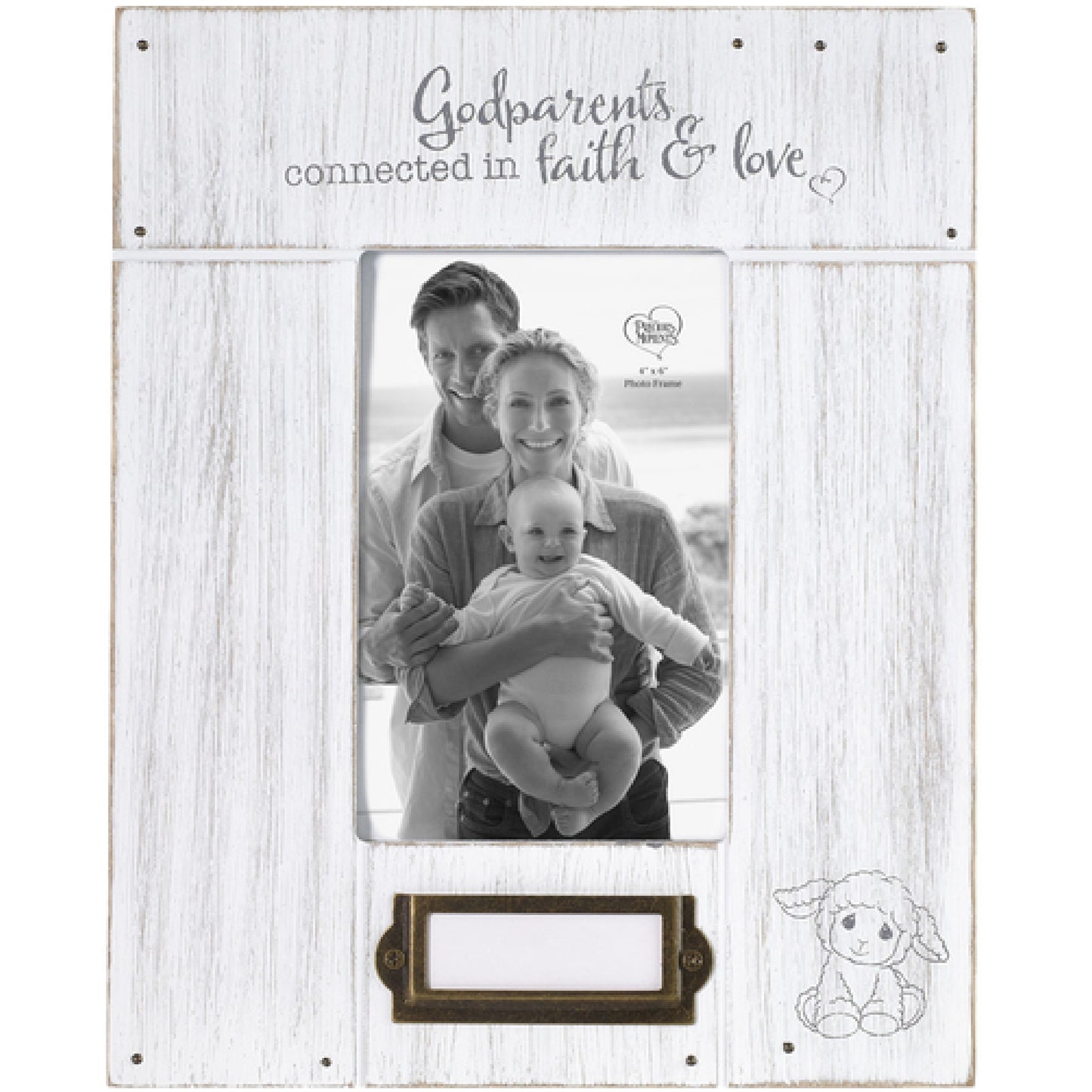 Godparents, Connected In Faith And Love Photo Frame