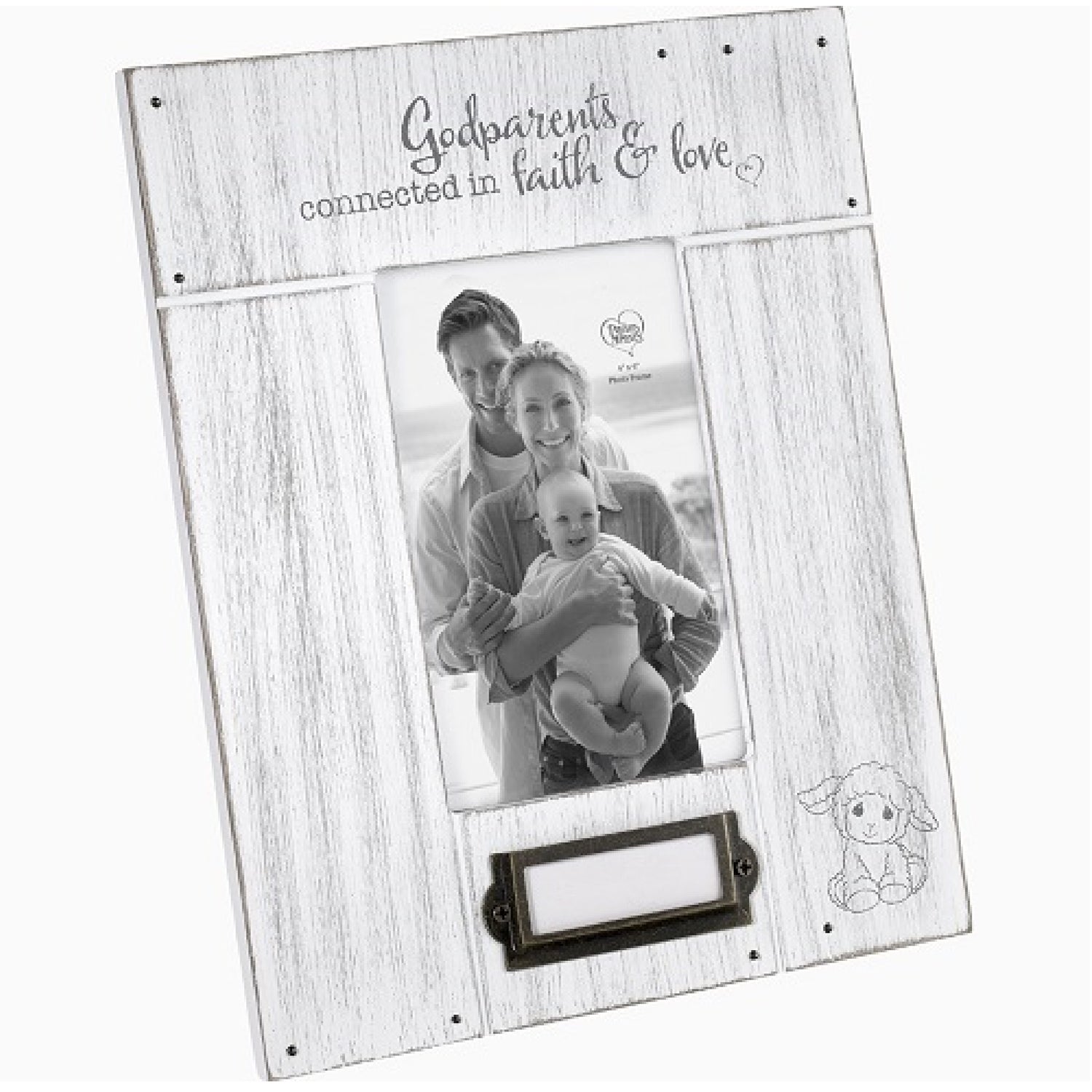 Godparents, Connected In Faith And Love Photo Frame