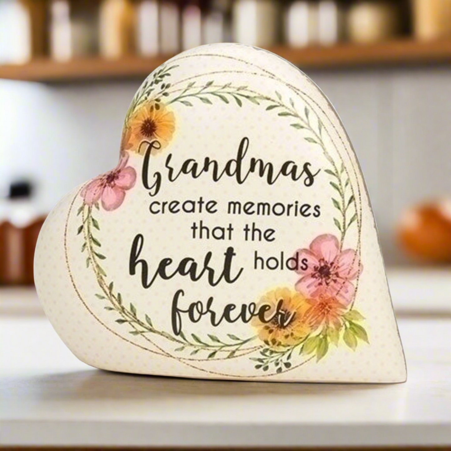 Grandmas 3.5" Heart Love Notes Musical by Roman