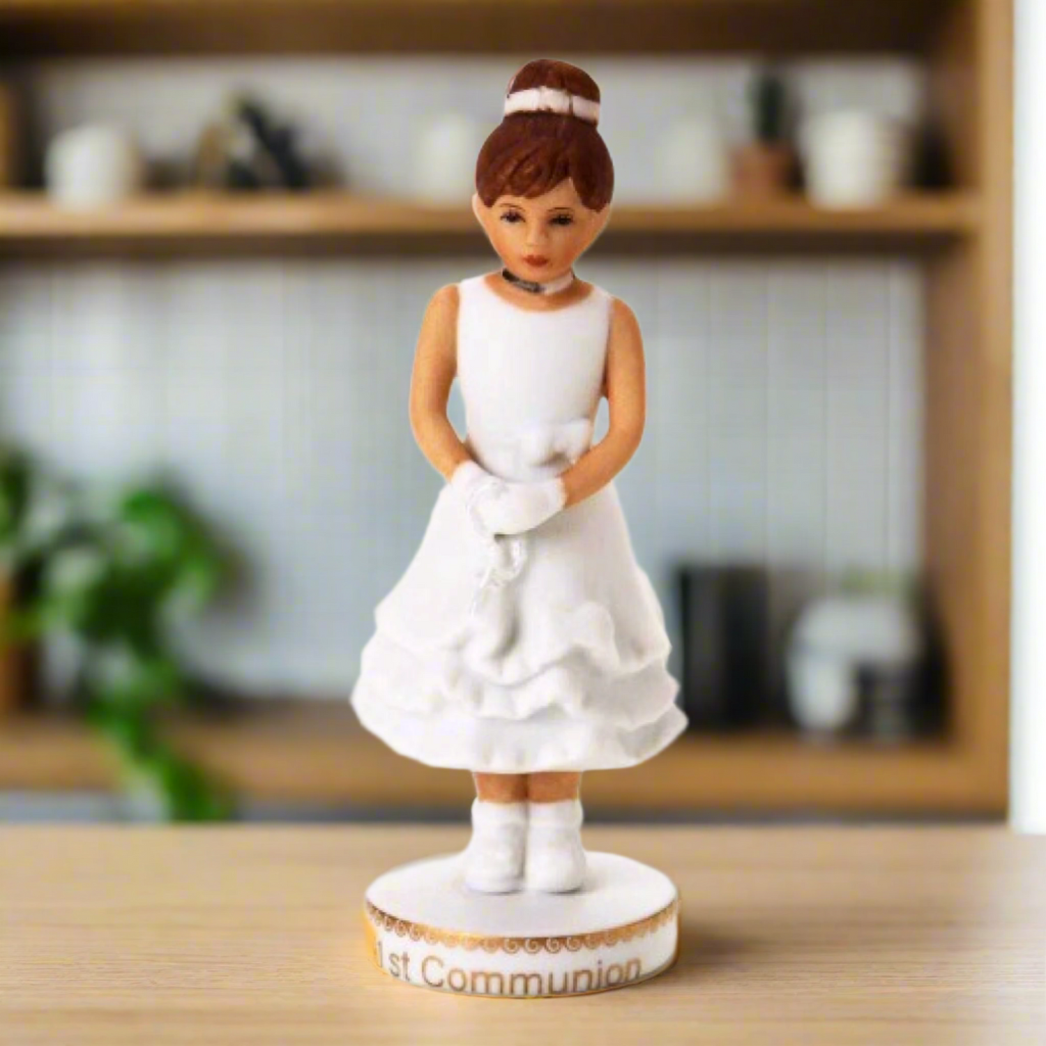 Growing Up Girls Brunette First Communion