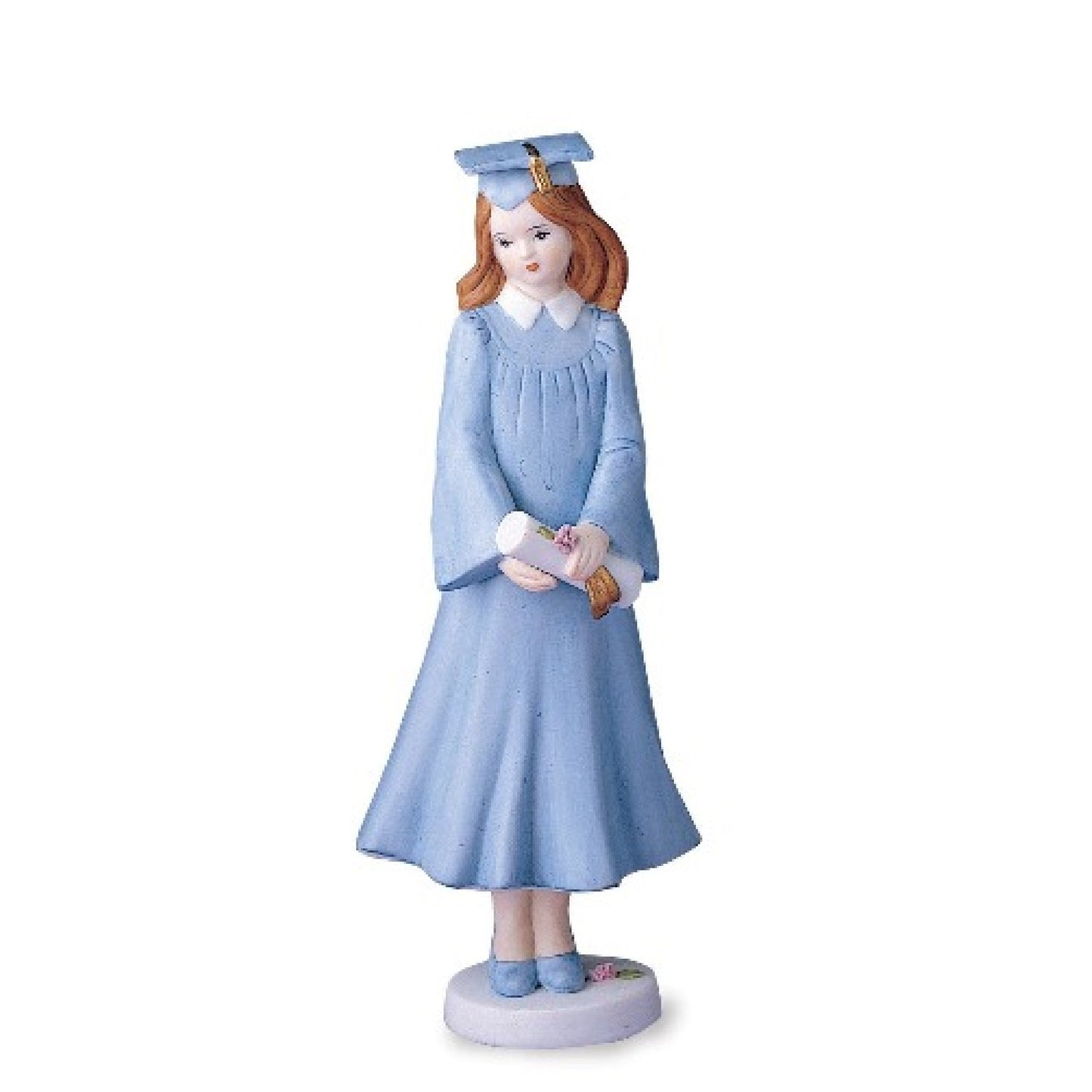 Growing Up Girls Brunette Graduation Figurine