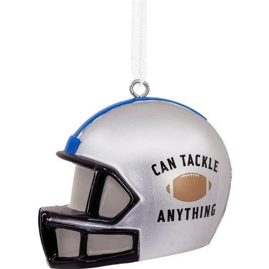Hallmark Can Tackle Anything Football Helmet Christmas Ornament