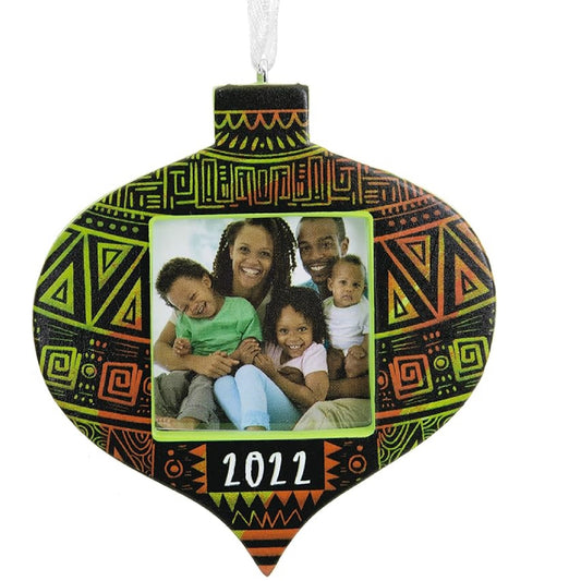 Hallmark Mahagony Holiday Photo Holder Christmas Tree Ornament
