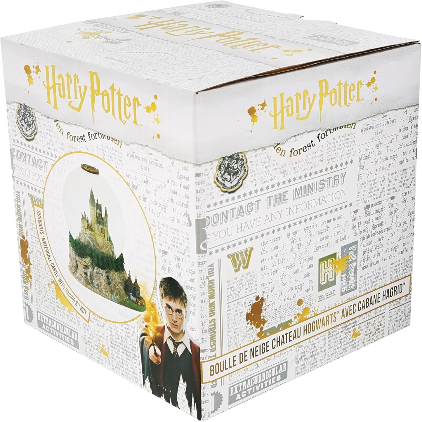 Harry Potter Hogwarts Castle Waterball With Hagrid's Hut