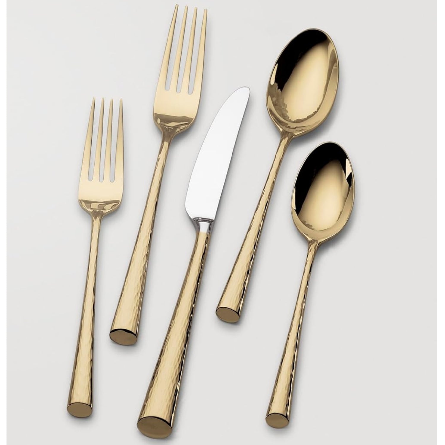 Imperial Caviar Gold 5-Piece Place Setting by Lenox