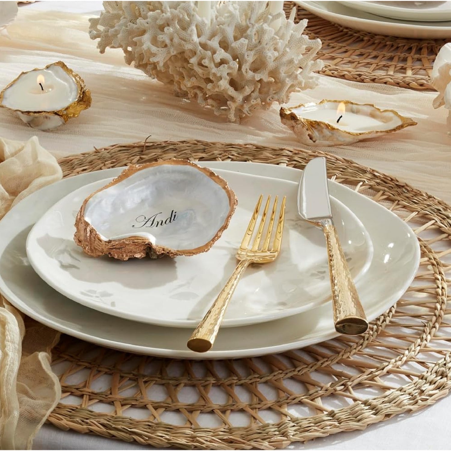 Imperial Caviar Gold 5-Piece Place Setting by Lenox