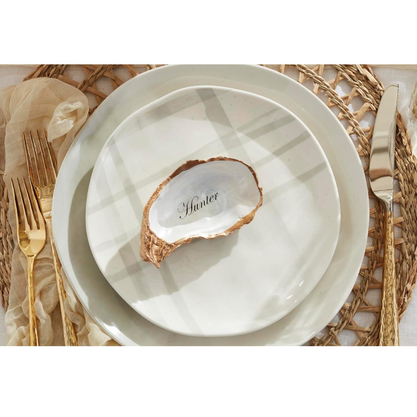 Imperial Caviar Gold 5-Piece Place Setting by Lenox