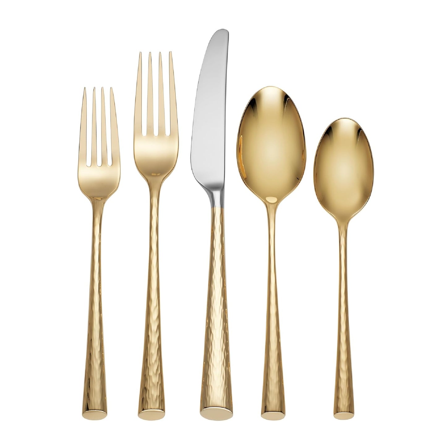 Imperial Caviar Gold 5-Piece Place Setting by Lenox