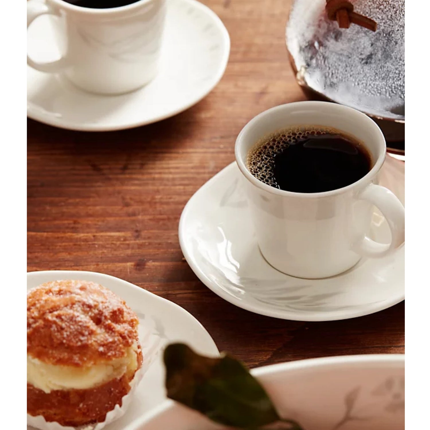 Lenox Oyster Bay Eight-Piece Espresso Cup & Saucer Set