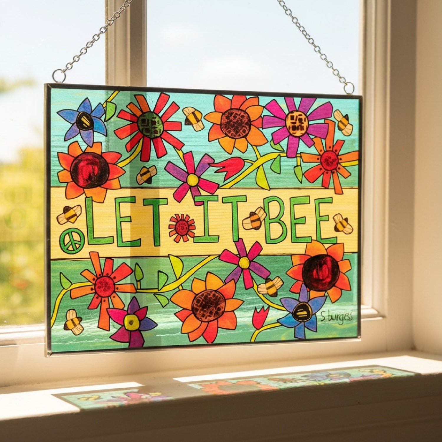 Let It Bee Suncatcher Izzy and Oliver