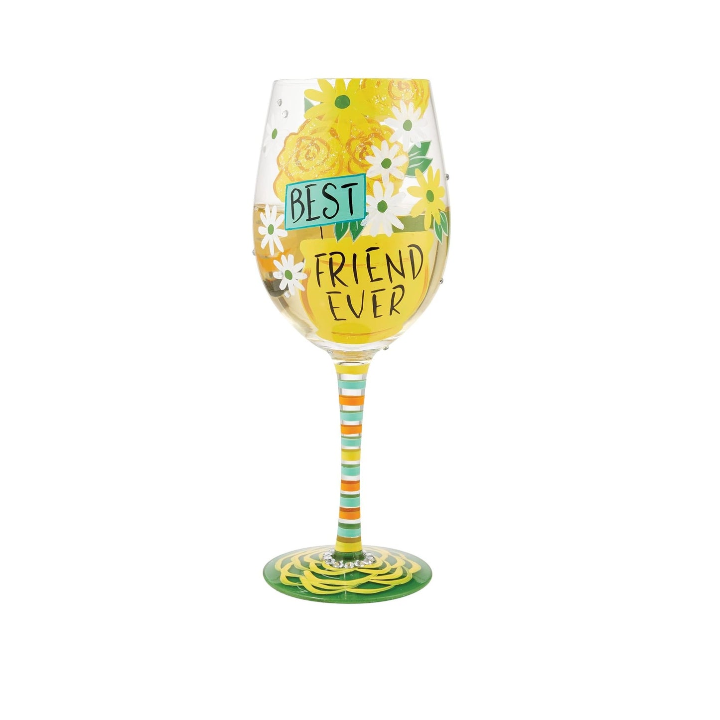 Lolita Best Friend Ever Wine Glass