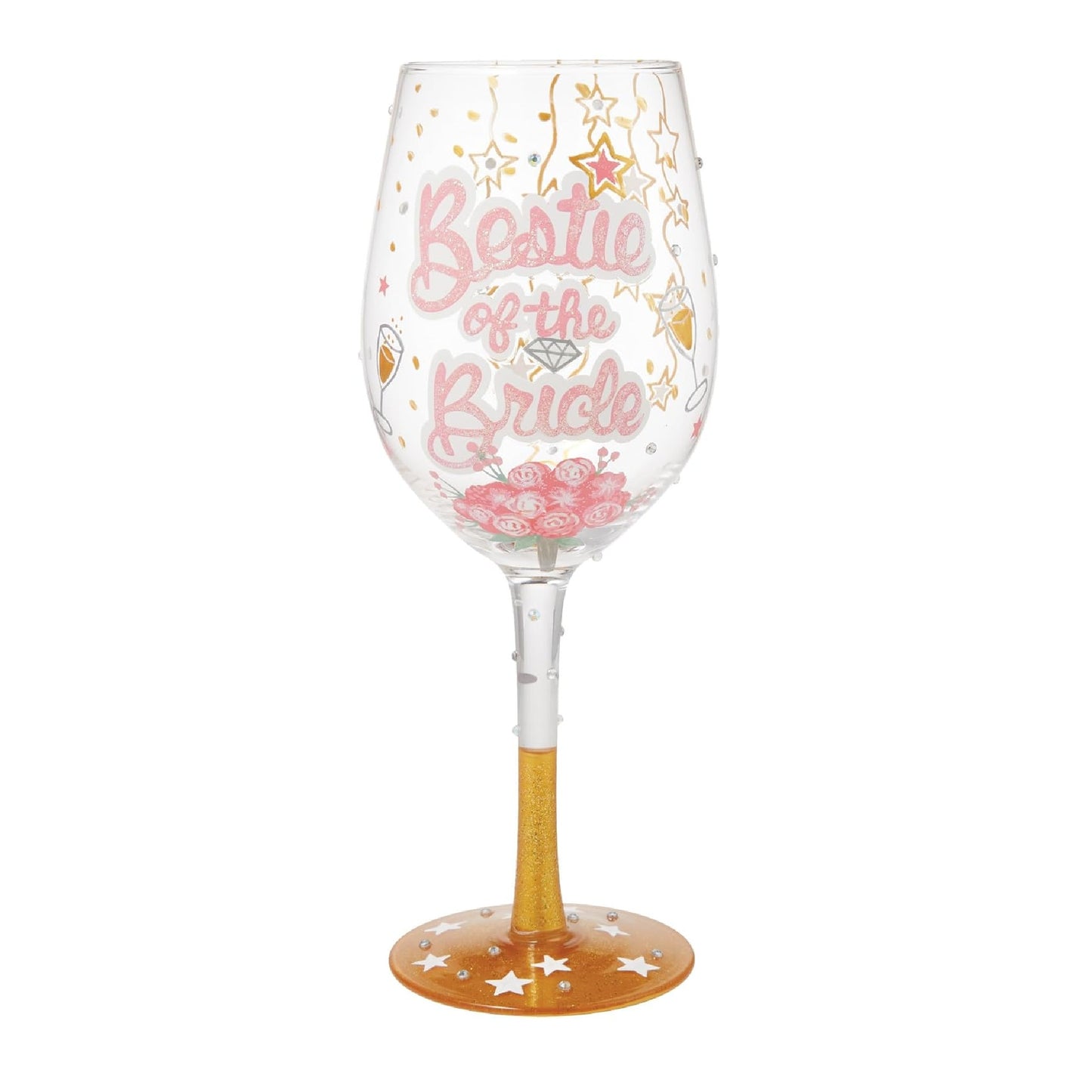 Lolita Bestie of the Bride Wine Glass