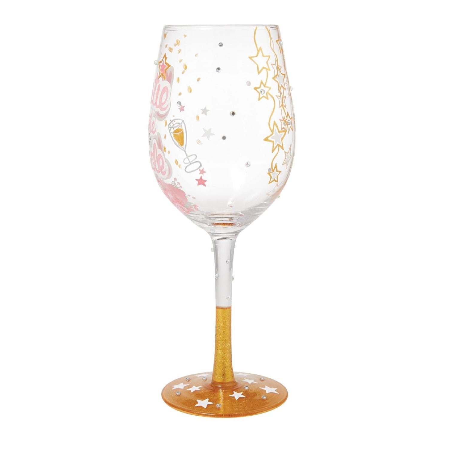 Lolita Bestie of the Bride Wine Glass