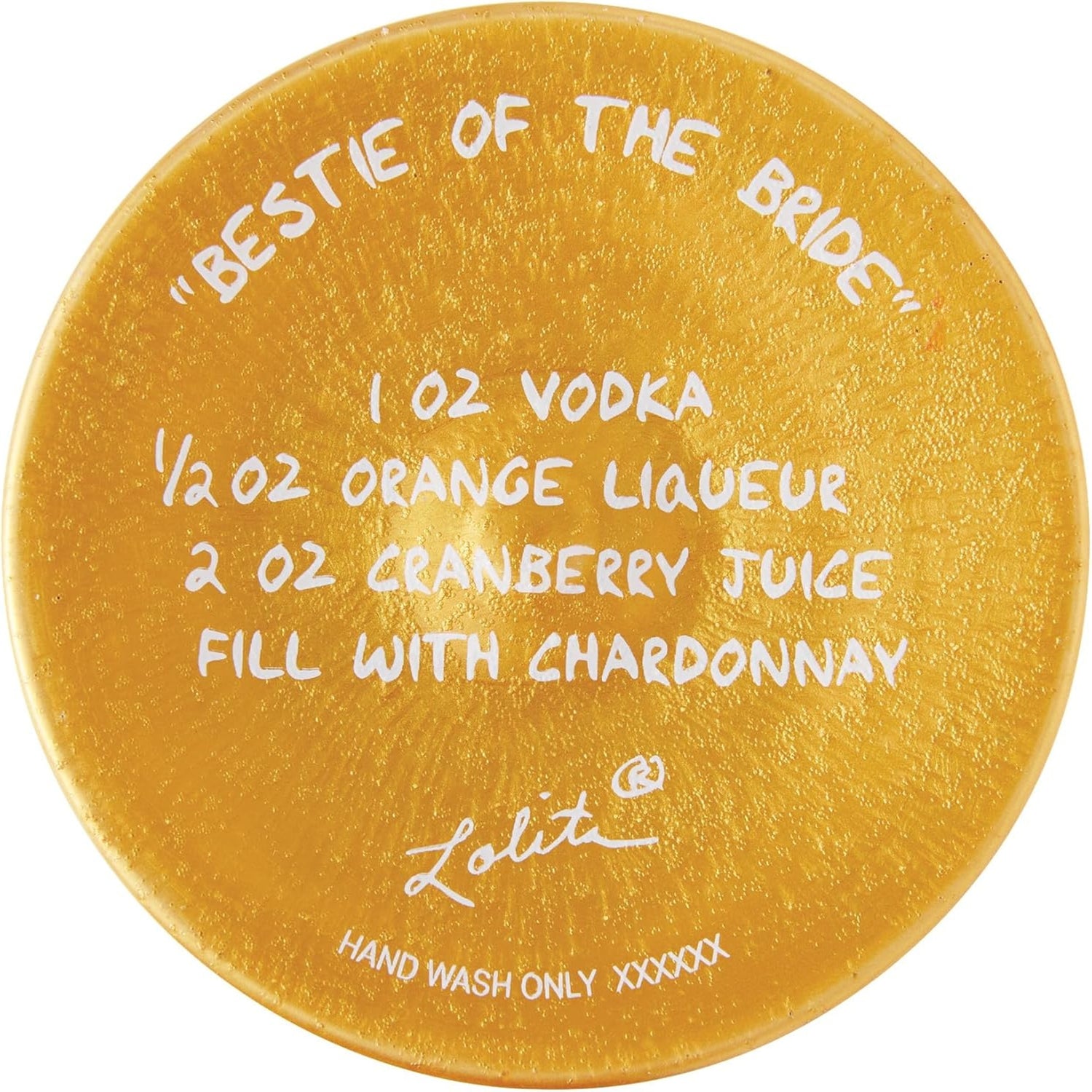 Lolita Bestie of the Bride Wine Glass