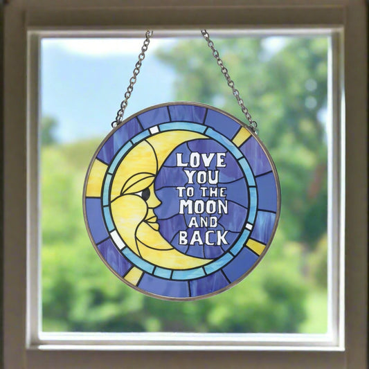 Love You to Moon Suncatcher Our Name Is Mud