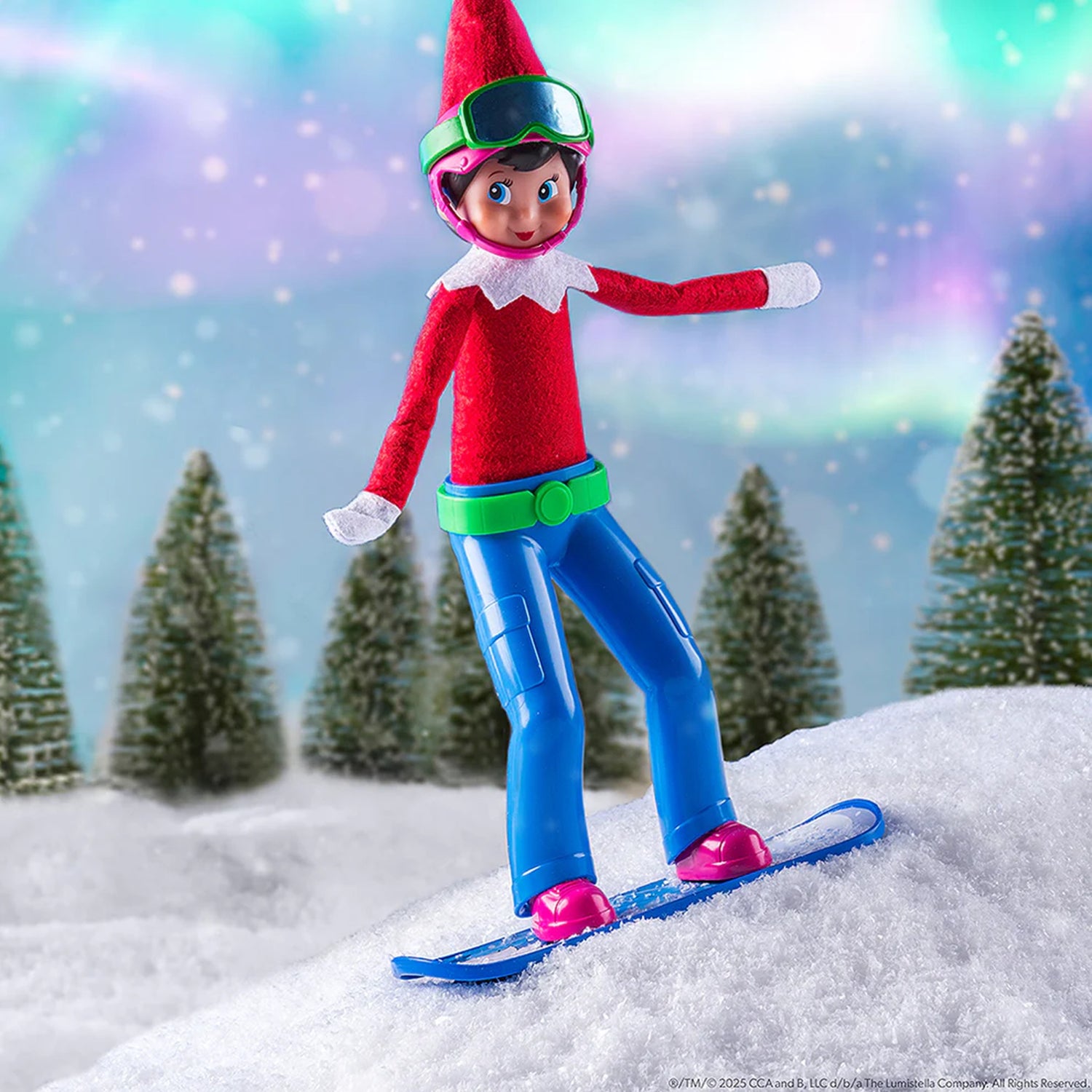 The Elf on the Shelf MagiFreez Swish and Sleigh Snowboard Set
