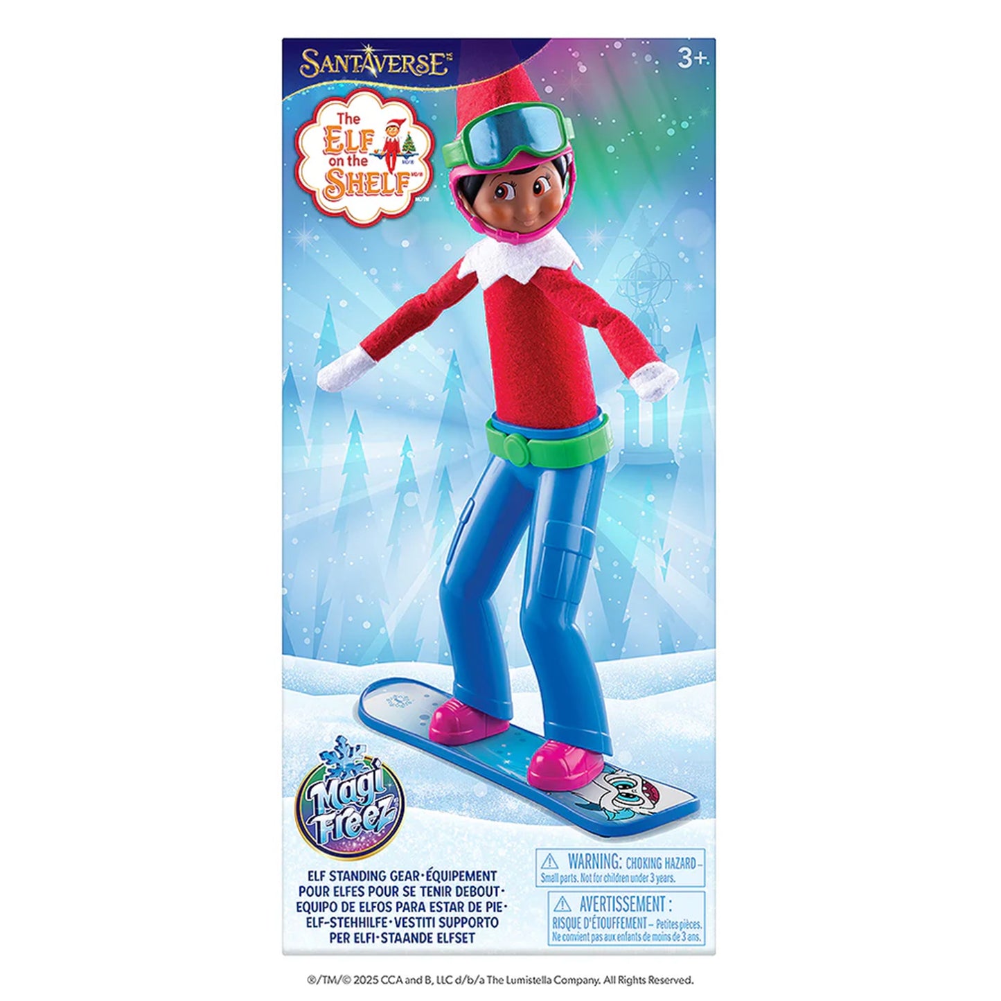 The Elf on the Shelf MagiFreez Swish and Sleigh Snowboard Set