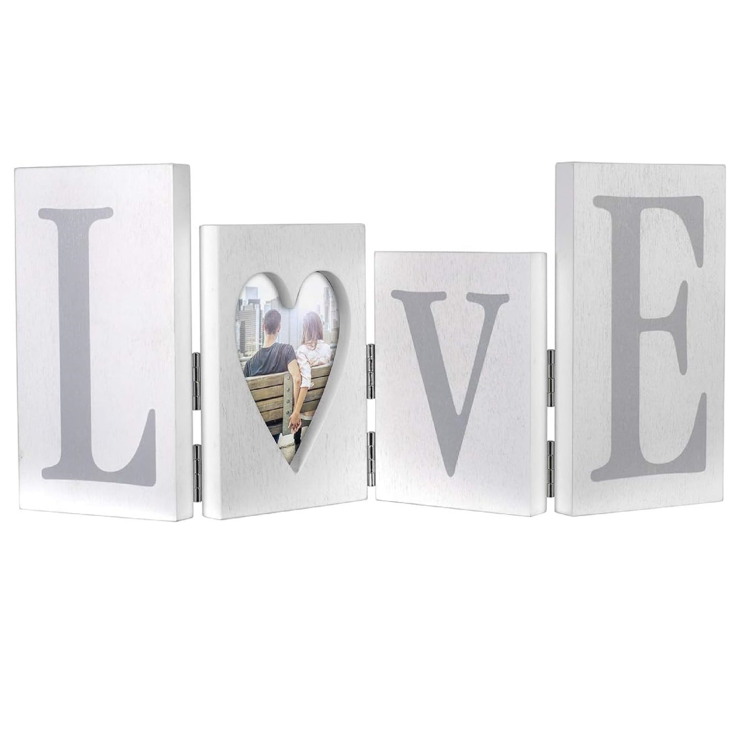 Malden International Designs Photo Gray Love Letters