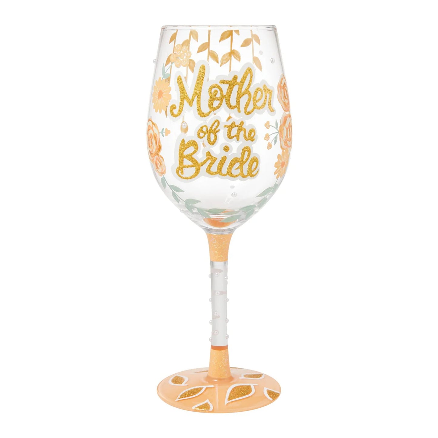 Mother of the Bride Wine Glass Lolita