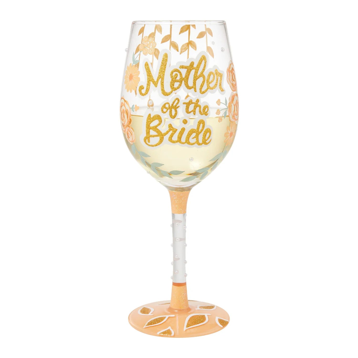 Mother of the Bride Wine Glass Lolita