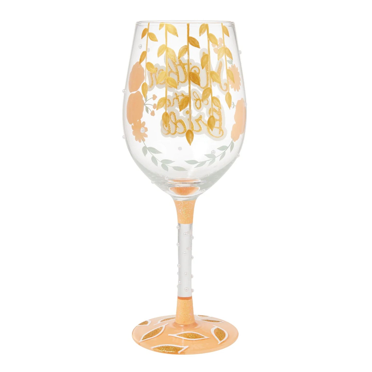 Mother of the Bride Wine Glass Lolita