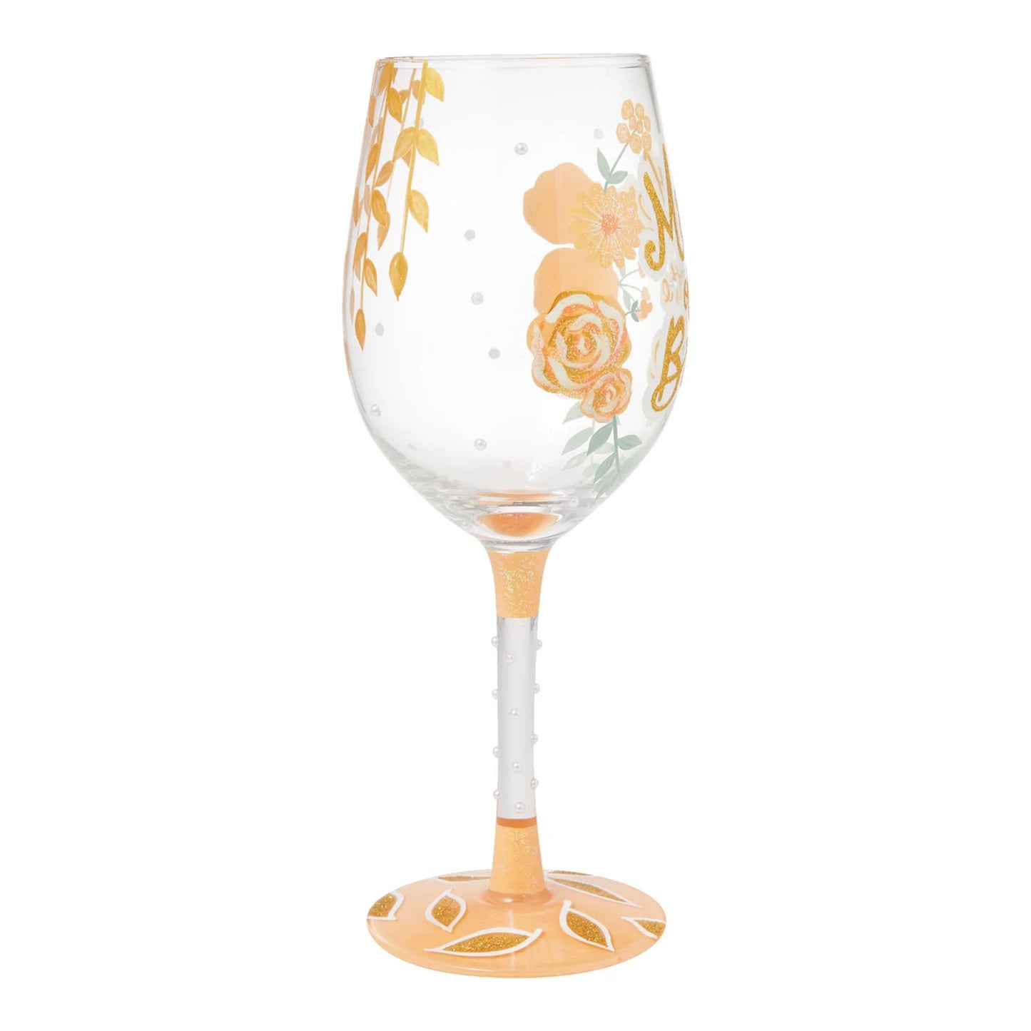 Mother of the Bride Wine Glass Lolita