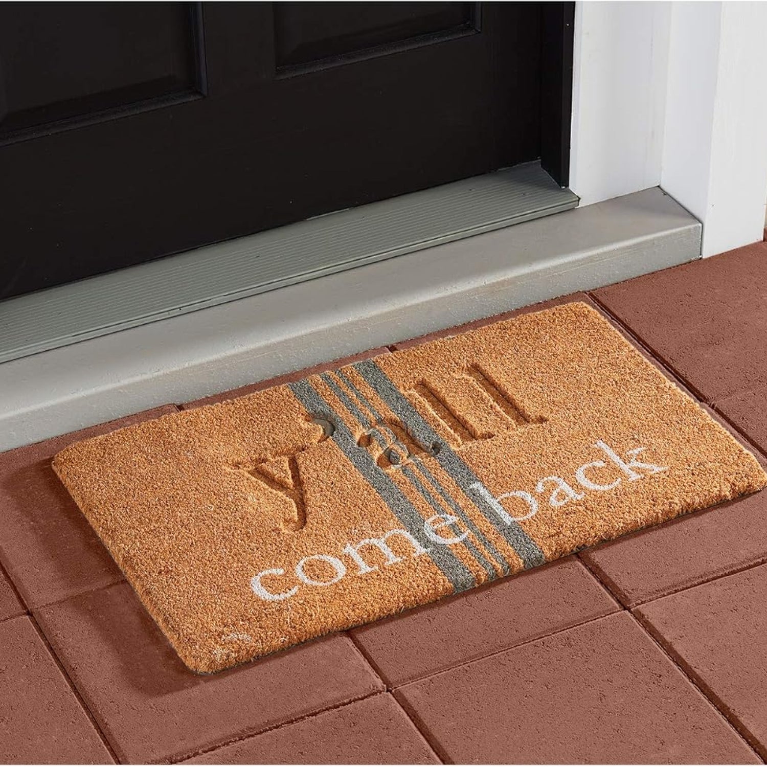 Mud Pie Door Mat, Y'all Come Back