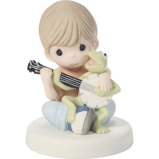 Music Is What Friendship Sounds Like Disney The Muppets Kermit The Frog Figurine