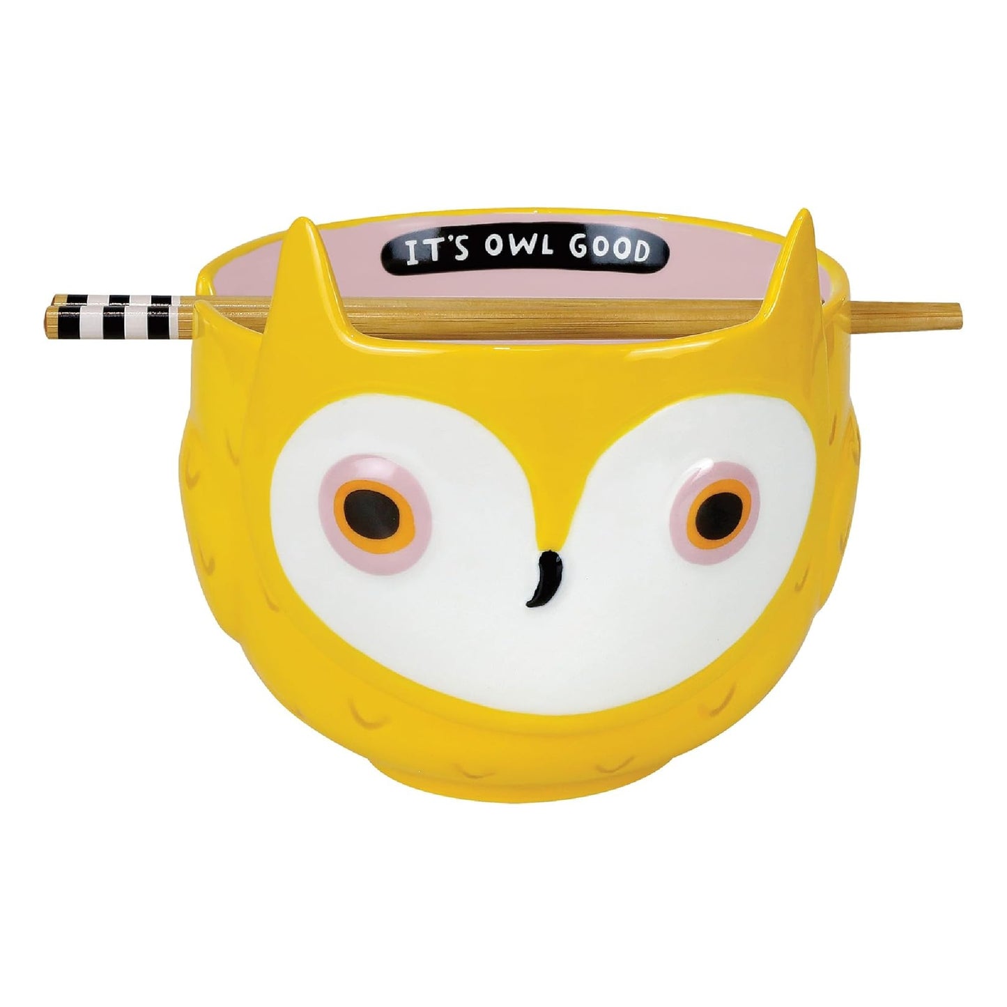 Owl Bowl with Chopsticks Our Name Is Mud