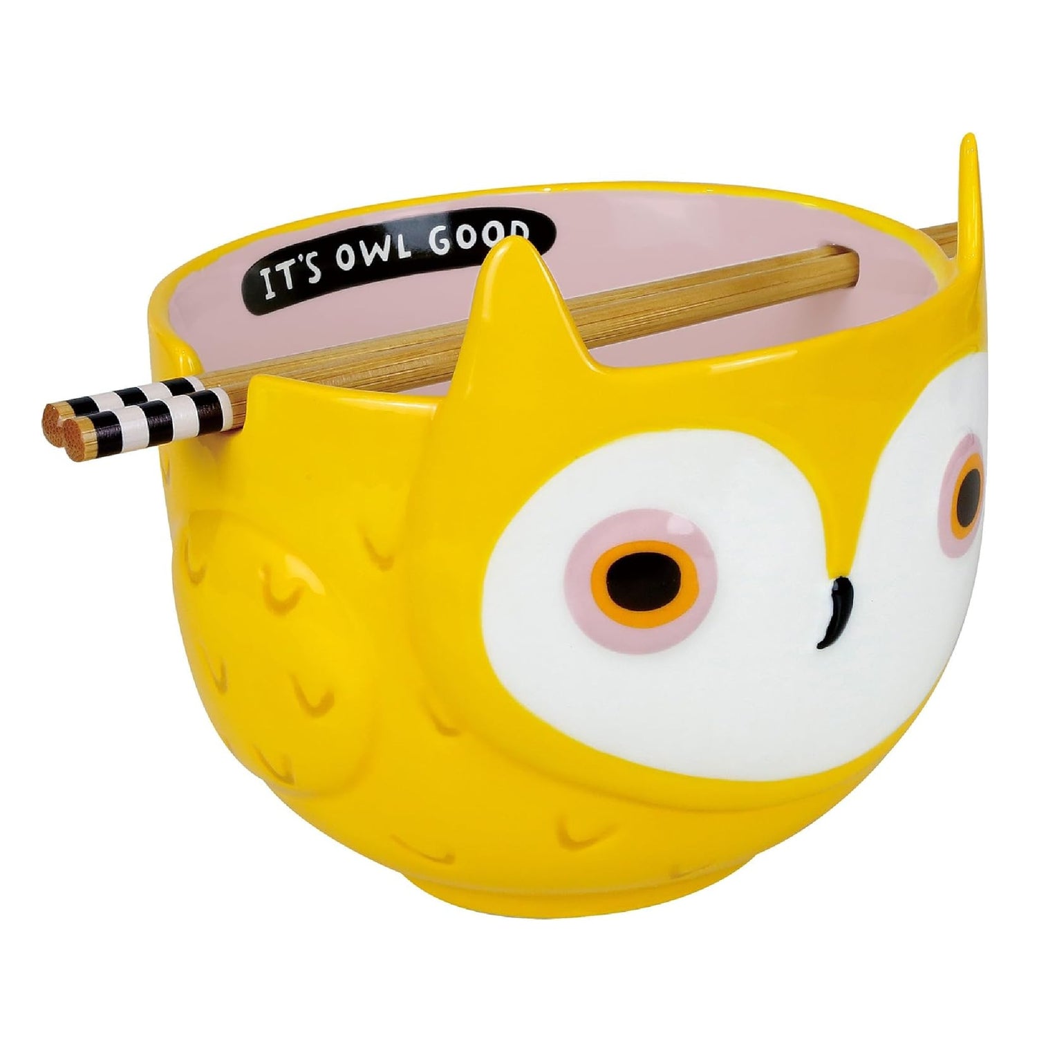 Owl Bowl with Chopsticks Our Name Is Mud