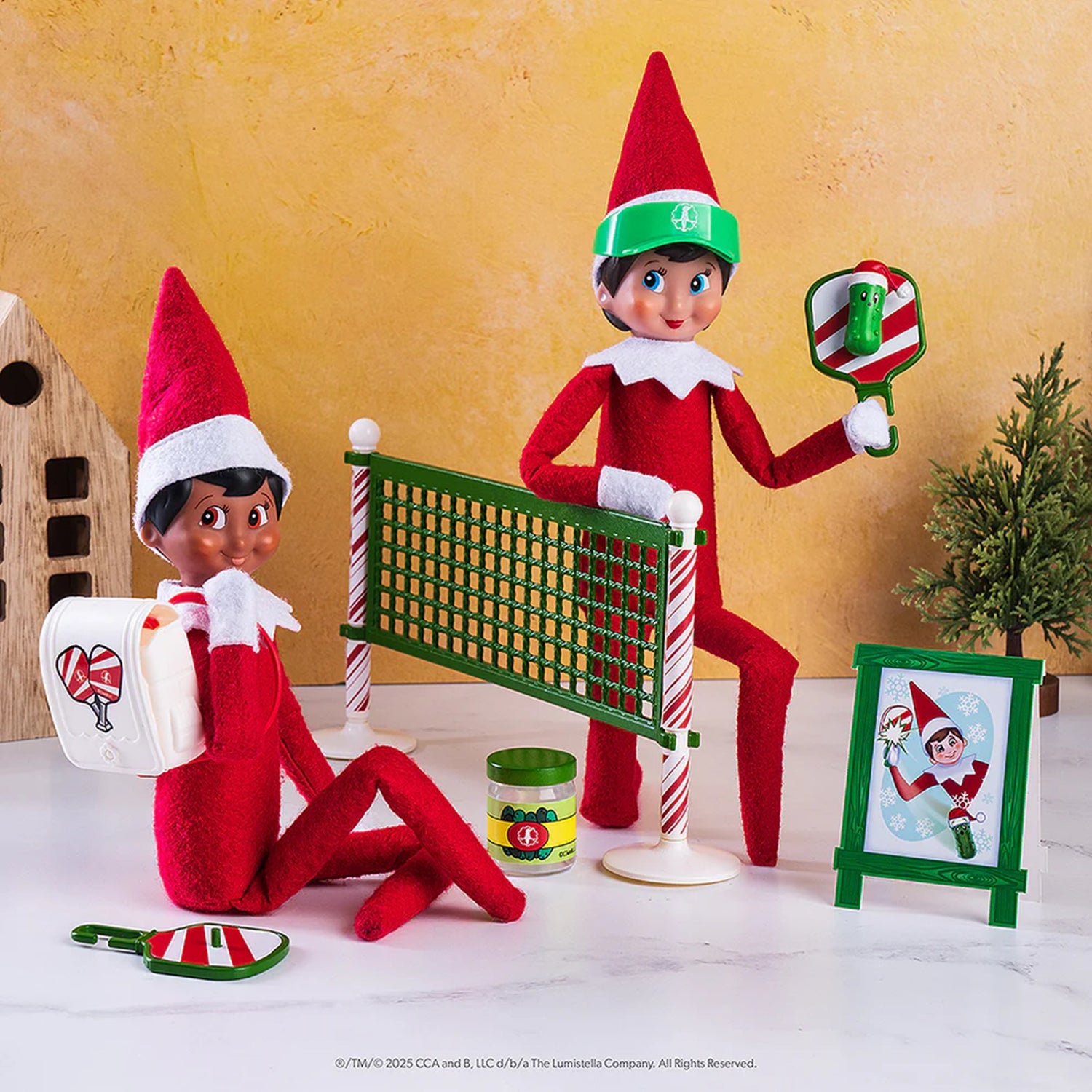 The Elf on the Shelf Polar Props Pickleball Play Pack