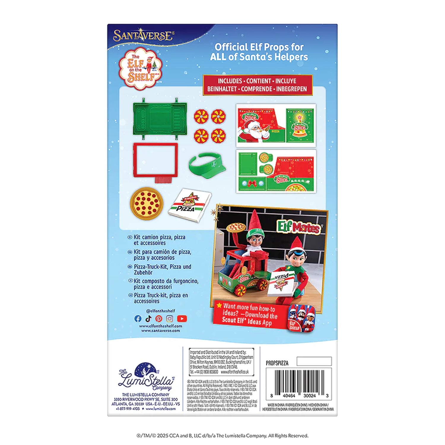The Elf on the Shelf  Polar Props Polar Pizza Truck
