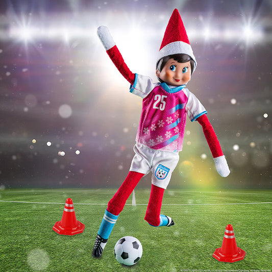 The Elf on the Shelf Soccer Polar Props North Pole Pitch Kit