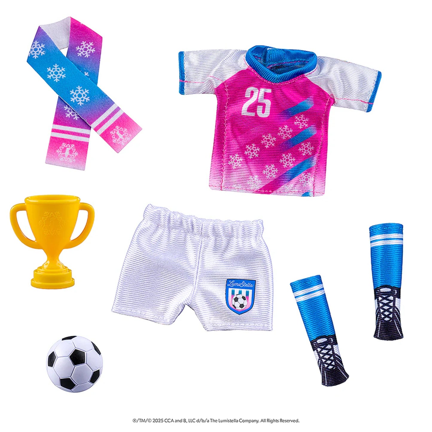 The Elf on the Shelf Soccer Polar Props North Pole Pitch Kit