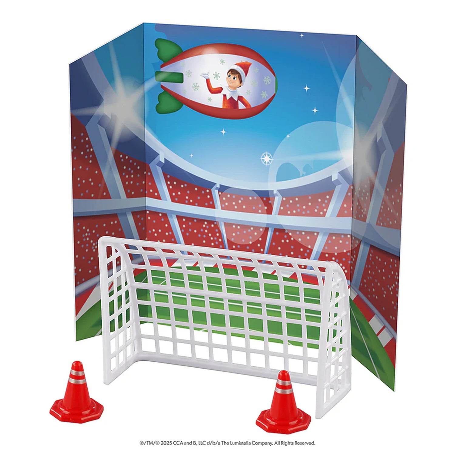 The Elf on the Shelf Soccer Polar Props North Pole Pitch Kit