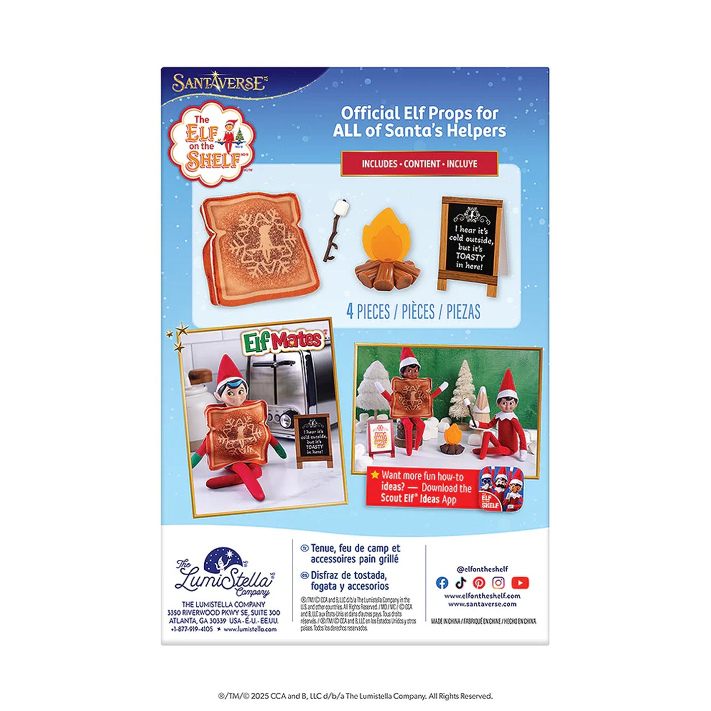 The Elf on the Shelf  Polar Props Toasty Roasty Prop Set 