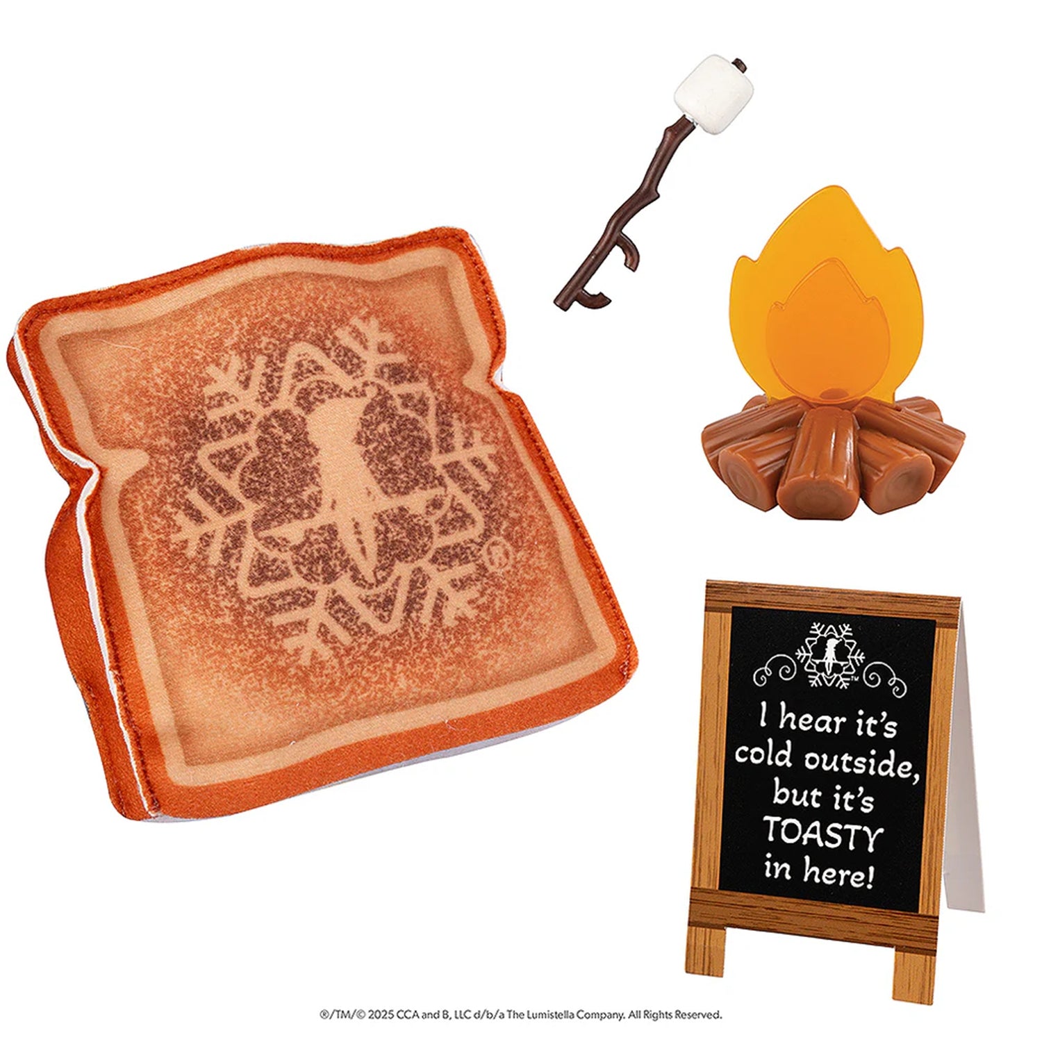The Elf on the Shelf  Polar Props Toasty Roasty Prop Set 