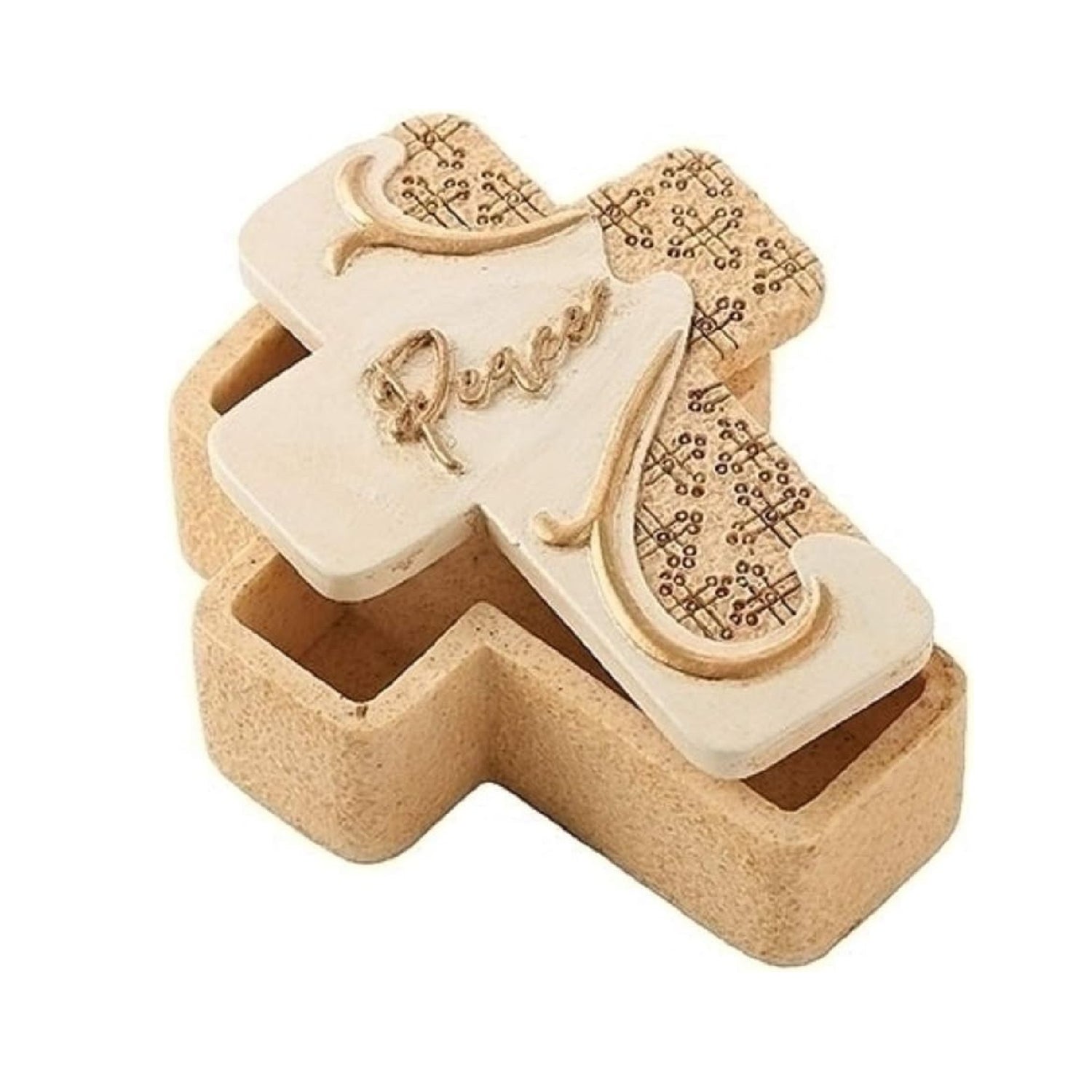 Peace Inspirational Cross Keepsake Boxes by Roman